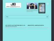 Tablet Screenshot of joshbennett.com